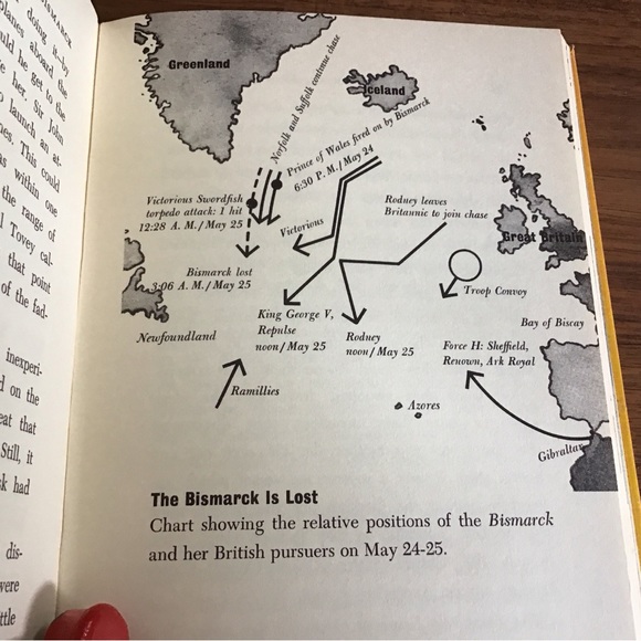 Vintage 1962 The Sinking of the Bismarck by William L. Shirer - Picture 5 of 6